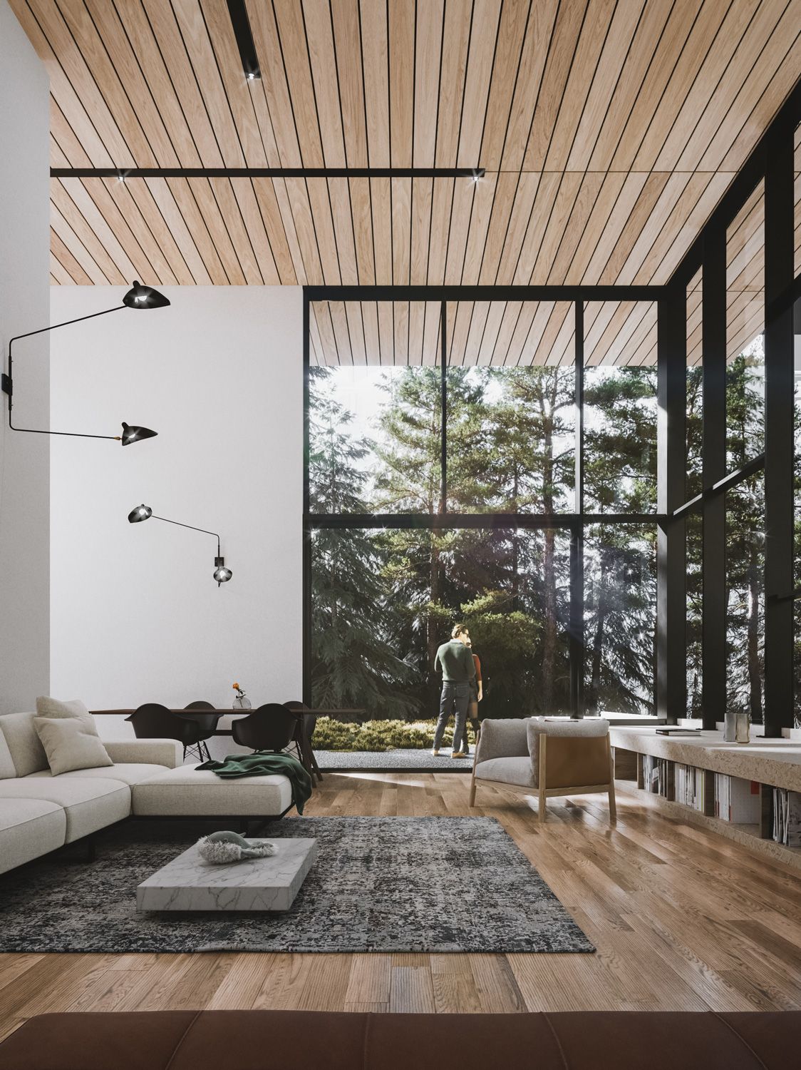 House in the Alps - interior | GDA-V Architectural Visualization