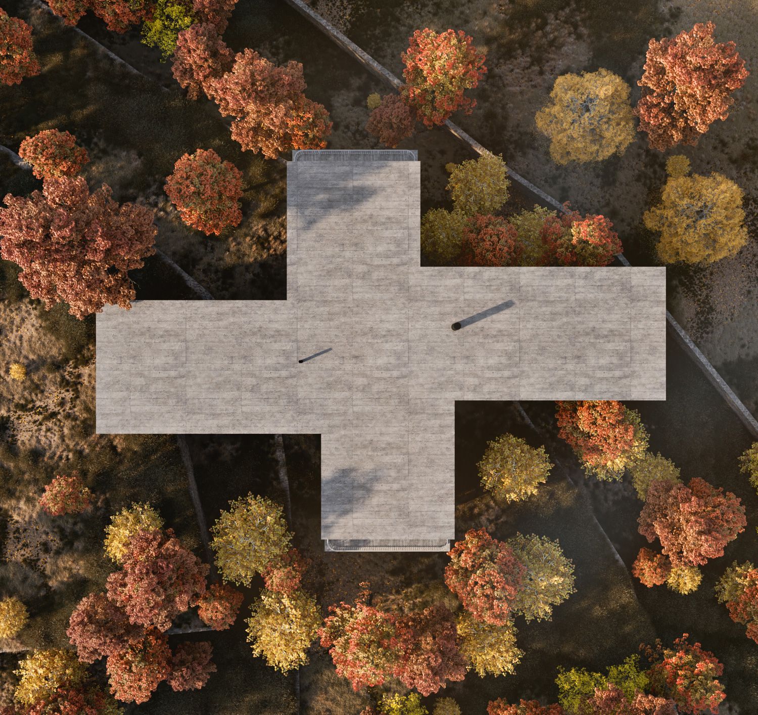 Habitação no Douro - exterior | GDA-V Architectural Visualization