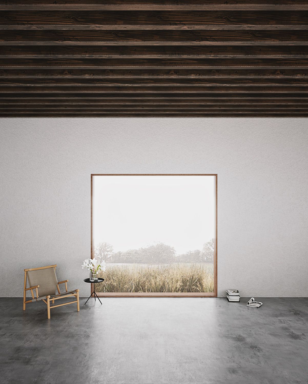 Casa no Alentejo - interior view | GDA-V Architectural Visualization